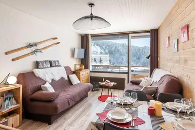 Image de Studio 3* ambiance Montagne, balcon sud, proche pistes et centre station