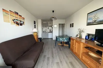 Image de Appartement T2 avec loggia, parking privé et vue mer à 50m de la plage - St Hilaire de Riez