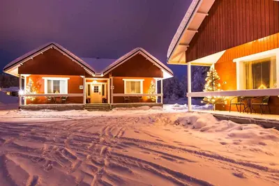 Les chalets du Village du Père Noël