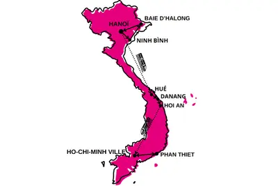 Circuit Lotus du Vietnam à Phan Thiet 4* Sup