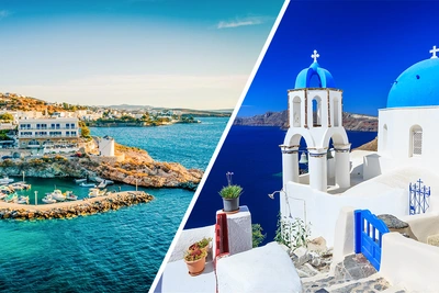 Combiné île de Santorin & île de Paros 2* ou 3*