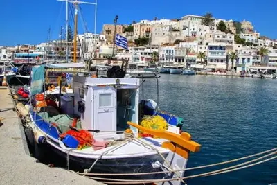 Combiné hôtels Mykonos - Naxos - Santorin