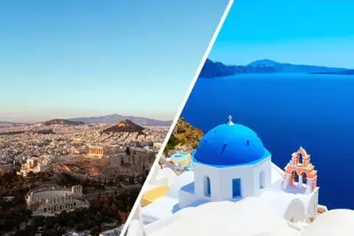 Combiné hôtels Athènes / Île de Santorin 2* ou