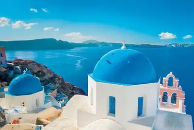Circuit A la découverte des Cyclades - Arrivée Santorin