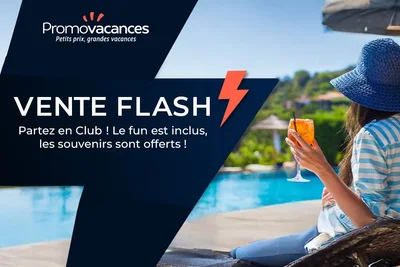 Vente flash séjours Promovacances jusqu'à -50%