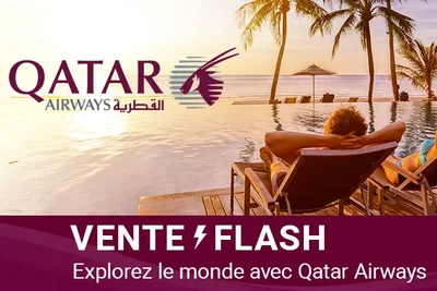 Vente flash Fram ✕ Qatar Airways : Thailande, Emirats, Maldives, Zanzibar,...