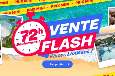 Ventes flash 72h : séjours à prix cassés chez TUI
