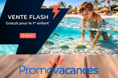 Vacances en famille : le 1er enfant gratuit dans la vente flash Promovacances