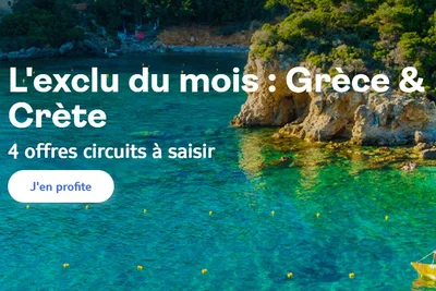 Grèce et Crète à prix exclusif : “L'Exclu du mois” Nouvelles Frontières