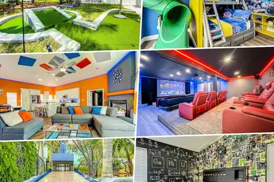 Image de Amenity Paradise! Theater, Game-room, Mini Golf, Outdoor Bowling & Hot Tub!