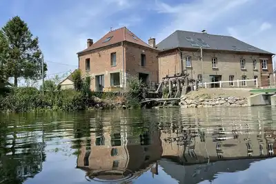 Image de Le Gite du Moulin de la pisciculture situé dans la vallée de la Canche