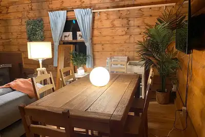 Image de A log house with a cute southern French interior / Kamo-gun Shizuoka