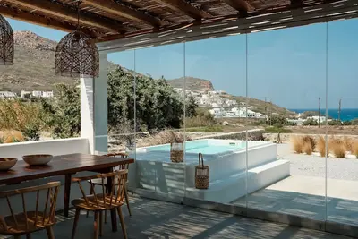 Image de 2-bedrooms Cycladic Villa with sea view and mini-pool