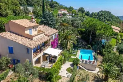 Image de Villa for 2 to 8 people, heated saltwater pool with sea view