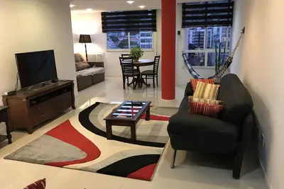 Image de Large apartment two blocks from Copacabana beach.