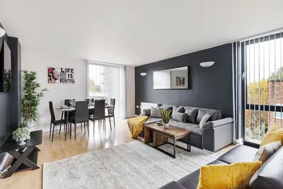 Image de King’s Cross Cabin, 2-Bedroom 2-Bath Modern Property in Camden