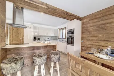 Image de Chalet, wifi, à 300m des remontées, vue vallée\/exceptionnelle, remise en forme, terrasse