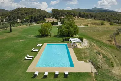 Image de Maison de vacances privée avec climatisation, Wifi, piscine privée, Tv, vue panoramique, parking