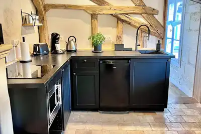 Image de La tour de l'horloge, appartement typique de la ville, vue sur le château