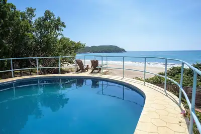 Bliss By The Sea Beachfront Hideaway w/ Great Pool and Amazing Seaviews