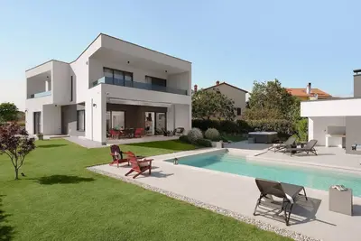 Image de Belle maison Ă Pula avec sauna