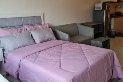 New Fully Furnished Studio Unit For Rent w/Ac+washer/dryer-near school/hosp/mall