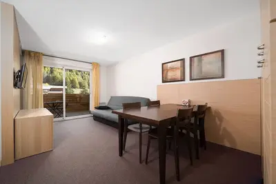 Image de Appt 4\/6 pers vue montagnes, skis aux pieds