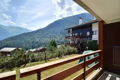 Image de Appartement confortable pour 2 à 3 personnes, salon avec 1 divan-lit, coin cuisine avec lave-vaissel