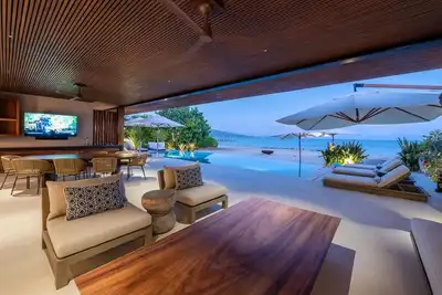 Villa Tres Olas in Porta Fortuna by Mita Residential. Oceanfront, golf cart, near beach club
