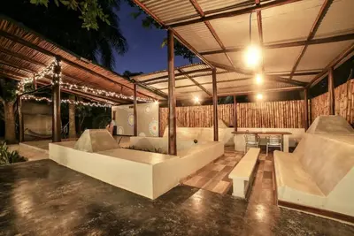 Image de Unique Beachfront Pipe House Retreat With Included Yoga Classes!