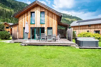 Image de Chalet avec sauna infrarouge et jacuzzi