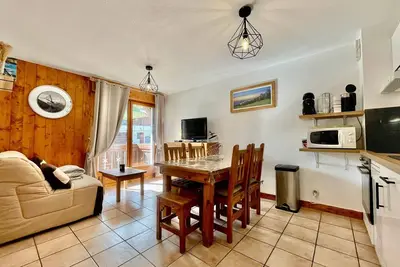 Image de Appartement charme pieds des pistes avec terrasse et Wifi inclus
