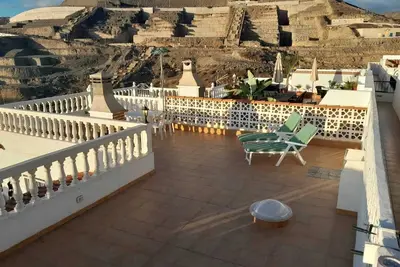 Image de Spectaculair ocean view sunset terrace. Very close to the Anfi del Mar beach