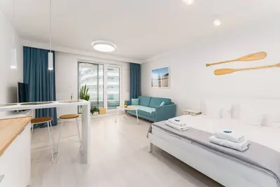 Image de Meer-see-wald Gemütliche Wohnung 150m von der Ostsee und 20m vom Resko-see