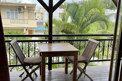 Image de Premier étage Appartement a 1 min a pieds de la plage avec wifi 24\/7 Nespresso
