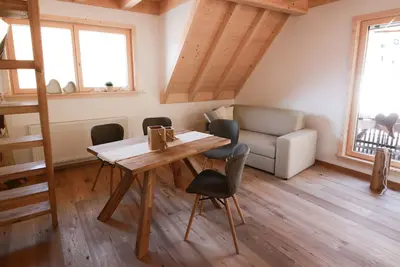 Image de Appartement 'Heimatglück 3, Maisonette, 42qm' avec terrasse partagée, balcon et Wi-Fi