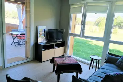 Image de schöne Wohnung mit großer Terrasse