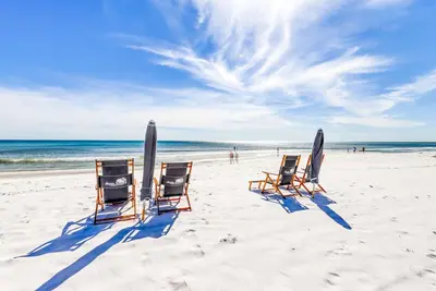 Image de Beachfront condo with Gulf views, beach access, pool, & private balcony