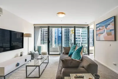 Image de Spacious&Cozy 2 bedroom City Point Melbourne Apt