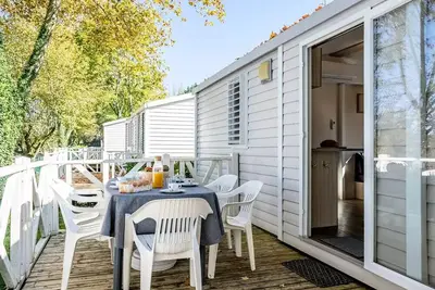 Image de 3-Zimmer-Mobilheim für 4/6 Personen, klimatisiert