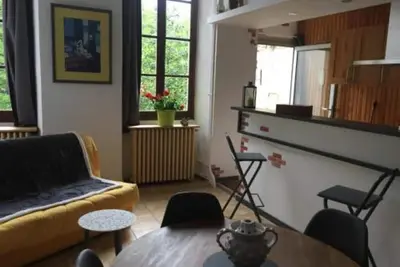 Image de Gîte De La Chatiere avec vue sur les montagnes, terrasse privée et Wi-Fi