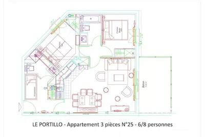 Image de 3 Zimmer für 8 Personen