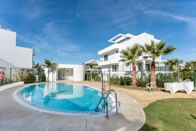 Maison de vacances 'Casa Miramar Oak 47' avec vue sur la mer, Wi-Fi et climatisation