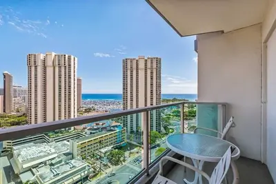 Renovated, Stunning Ala Moana Partial Ocean View Studio 2324