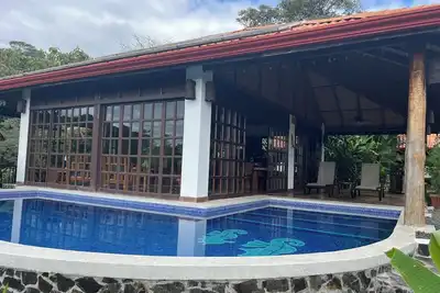 Unique Bali style villa with incredible views. A nature lovers paradise!