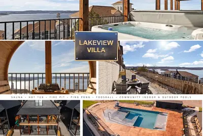 Image de New 7 bdrm home (sleeps 28) w/ lake views, sauna, hot tub, & outdoor dining!