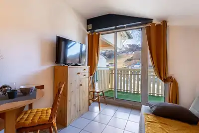 Image de Appartement 4 pers cosy avec wifi et casier Ă skis, Vue pistes, Gourette