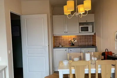Image de appartement f2 pour 5 personnes pied pistes vue montagne