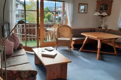 Image de Appartement 'Ferienwohnung Hörnerblick 32' avec vue sur les montagnes, balcon et Wi-Fi