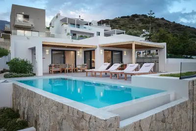 Image de Villa Alina w/infinity pool and sea view, 4-bedroom villa at Plakias